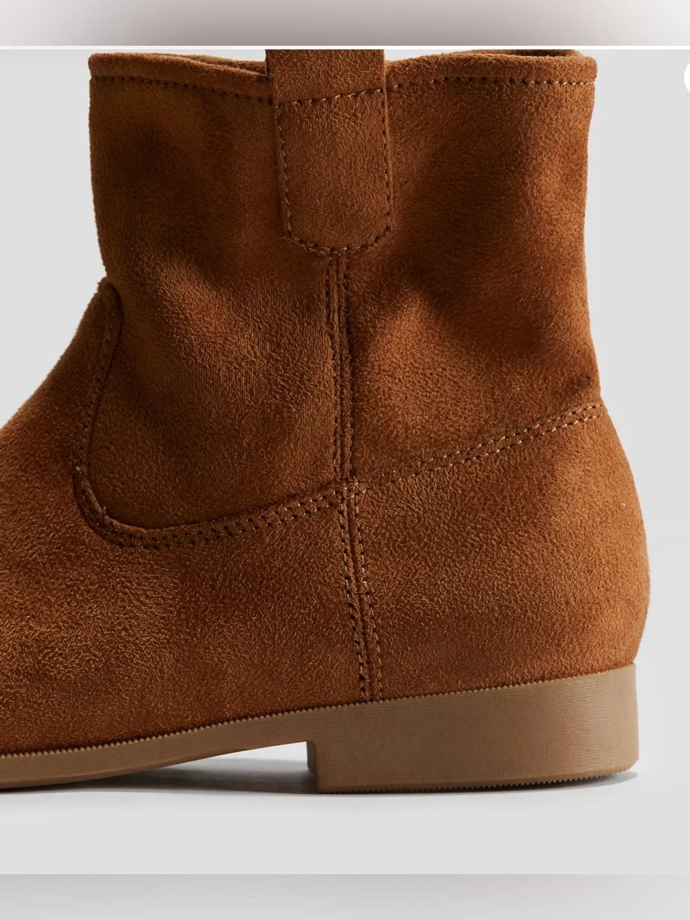 Kid’s H&M Tan Faux Suede Ankle Booties Size 3.5